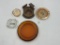 4 misc - Star line hotel - word folk art colorado - down towner motor inns - large mcm round amber g