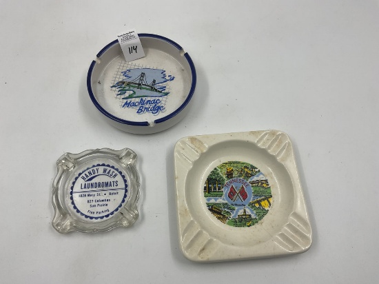 Tennessee ashtray - mackinac bridge - handy wash