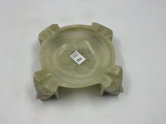 vintage mexican onyx 4 headed ashtray
