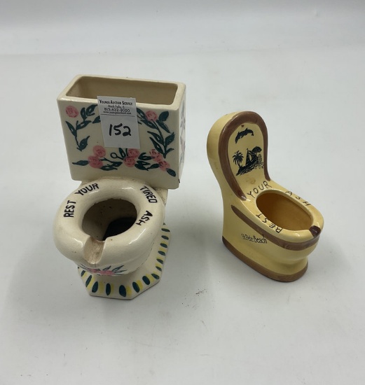 MCM Toilet Rest Your Ash- St. Pete Beach Toilet Ash Tray