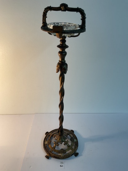 Ornate cast smoking stand