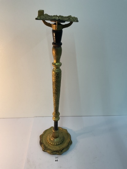 Ornate gold painted smoking stand