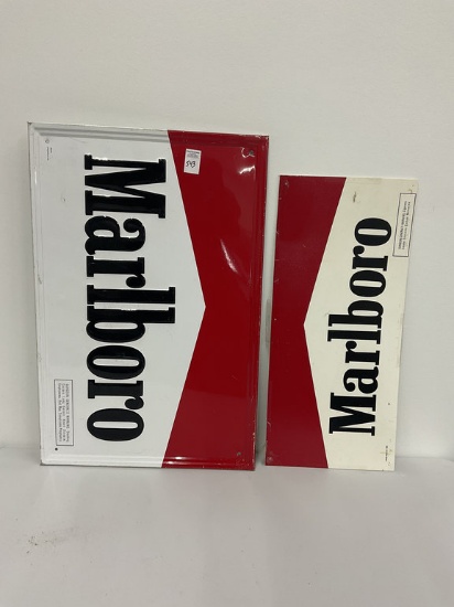 2 marlboro cigerette ADV signs