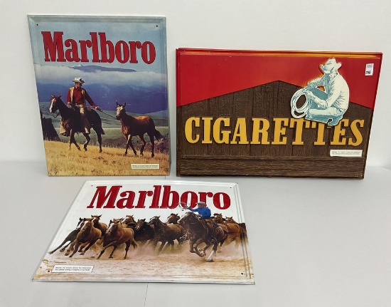 3 Marlboro ADV signs