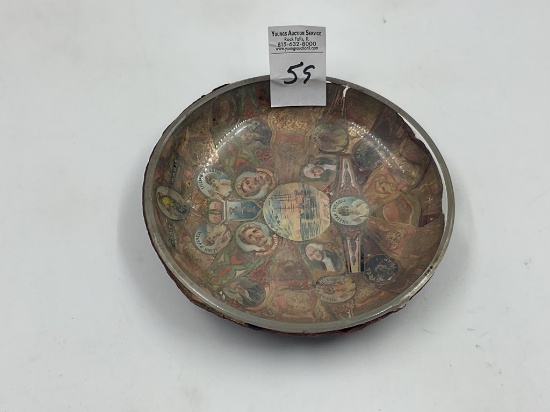 Rare vintage folkart cigar ashtrays