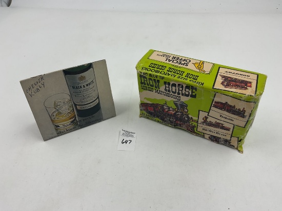 rare box iron horse series match books