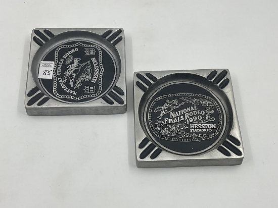 2 large metal national rodeo finals hesston
