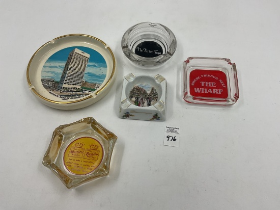 5 ADV - The wharf - the tartan tray - best eastern and best western tray - national bank memphis - 1