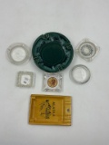 7 misc - mcm usa round 2 tone pottery - alaska - green lantern resaurant sterling il - doug fir - 3