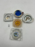 5 misc - Made injapan porcelain dog - porcelain tray with bird - garage house hotel n.y. - lake plac