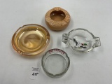 4 misc - Ramada inn - becks beer - mallard duck - mcm round amber glass
