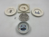 5 ADV - san marco - lincoln - rare last lady killer 22 cal remington - mexico aztec - queen mary lon