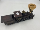Antique wood car cigarette holder and lighter