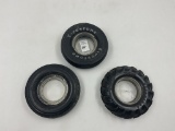 3 rubber tire ashtrays - firestone - BF goodwrench