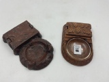 2 resin mcm syroco ? Ashtray with cig box