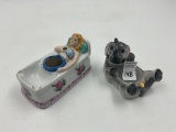 Vintage Porcelain Naught Blonde- MCM Nodder Elephant