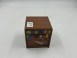 MCM Japan carved music box cigarette dispenser/dog