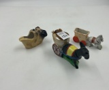 Porcelain Dog Face- Porcelain Donkey Japan- Horses Japan