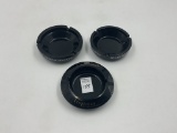 3 Vegas Ashtrays- Las Vegas Hilton-Tropicana