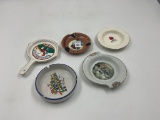 5 Misc. Ashtrays-1983 World's Fair-Nevada-New Hampshire