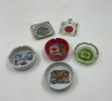 6 Misc. Ashtrays-Vegas-Niagra-Rockford il-Yarmouth-Chicago