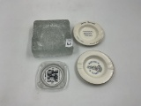 Blenko Clear Ashtray-1959 Sandwich-George Diamond- Manitoulin