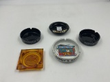 5 vegas ashtrays - desert inn - showboat - nuggets- golden gate - vegas