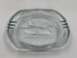 MCM Blenko Glass Pintail Drake dock Ashtray