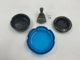 4 misc - mcm blue ashtray - egyptian - harolds club - reno nevada - al capone