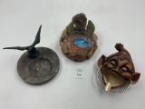 3 misc - 1960s mcm face - eagle - western stone