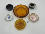 5 misc - Large mcm amber glass - american family lodge albaquerque new mexico - williamson heating h