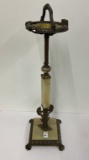 Art deco floor stand slag glass