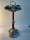 Ornate gamblers art deco smoking stand