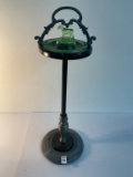 Mcm green dog glass smoking stand