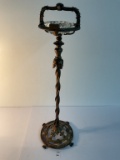 Ornate cast smoking stand
