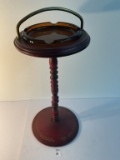 Woos smoking stand amber glass