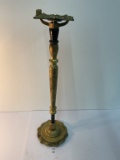 Ornate gold painted smoking stand