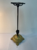 1920s cast metal smoking stand