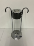 Art deco chrome smoking stand