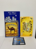 3 camel cigerettes ADV signs 