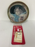Chesterfield 1950s ADV thermometer - satin beer tray