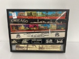 6 long ADV match books - vegas - chicago - galena - florida - moose
