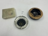 3 misc - mcm marble ashtray - mer-ric mcm f.s. aledo il - the royal orleans