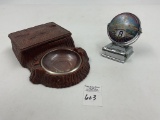 Resin irish setter cigarette holder - space needle seattle