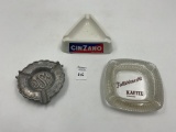 3 ADV - 3 sided cinzano vermouth - futterknecht kafee nurnberg - jsw genuine p and s porcelain