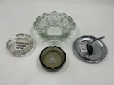 4 misc - mcm large - charter house hotel - shearaton beach kaui hawaii - chrome bird tray