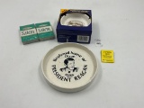 Ronald reagan boyhood home - unopened 2 pack salem playing cards - box tobaccoville trays