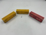 Rare 3 frisco train cars match book sets