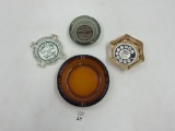 4 misc - shryver ins - fishers café bergland mich - brandywine inn dixon il - mcm round amber glass