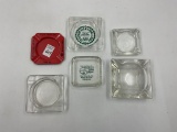 6 misc - 3 mcm glass set - krages standard addison il - freeport il farm and home - dead wood gulch
